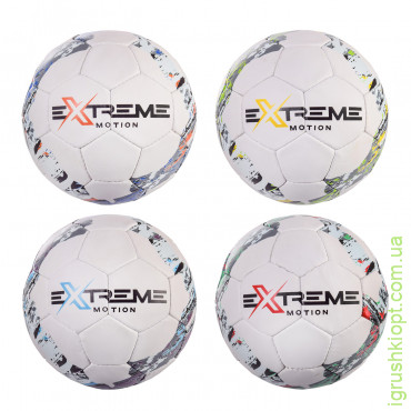 Мяч футбольный FP2110 Extreme Motion №5, MICRO FIBER JAPANESE, 435 гр, ручная сшивка высокого класса, камера PU, MIX 4 цвета, Пакистан