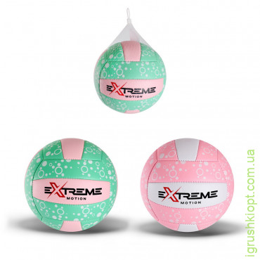 Мяч волейбольный арт. VB41449, Extreme motion PVC 260 грамм, сетка+игла, 2 цвета