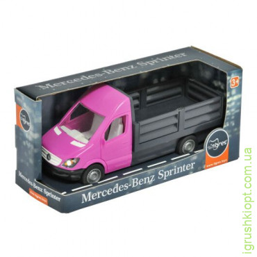 Автомобиль "Mercedes-Benz Sprinter" бортовой (розовый), Tigres, 39674