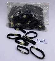 R-013 Резиночки для волос, черные