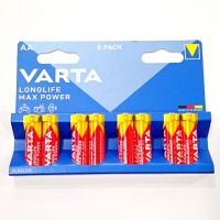 Батарейки Varta AA LR6, Max Power, 8 шт на блистере