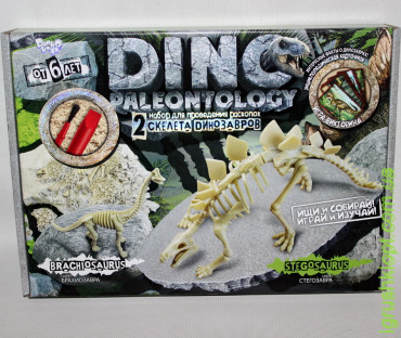 Набор для проведения раскопок DINO PALEONTOLOGY, Стегозавр, DankO toys