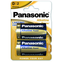Батарейки Panasonic D LR20, 2 шт на блистере