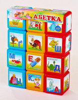Кубики<<Абетка 12 штук>>, M.Toys, 06042