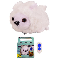 Животное интерактивное собачка 1071-2, на р/у, белая собачка, батарейки, звук, вперед/назад/поворот, коробка 14*12*12.5 см, размер игрушки 12*8*8 см
