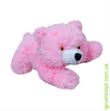 Мягкая игрушка Медведь Соня травка средний розовый, Золушка