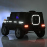 Джип JJ2088EBLR-2(4WD), 2,4G, передн. 2*25W, задн. 2*35W, 1 аккум.*12 V 9 AH, колеса EVA, кож. сиденье, черный