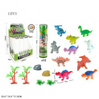 Животные в колбе арт. 303-311, динозавры, 30 упаковок по 12 штук, бокс 20, 8*16*21 см
