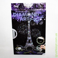 Набор для творчества «DIAMOND ART» Бриллиантовый блеск "Эйфелева башня", DankO toys
