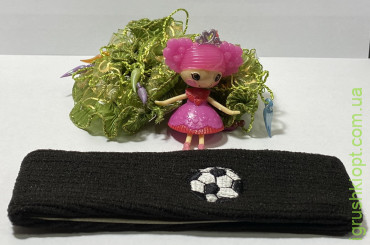 Набор для девочки: повязка, куколка, резинка