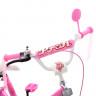 Велосипед дитячий PROF1 14д. Y1481, Ballerina, SKD45, рожевий, дзвінок, ліхтар, доп.колеса