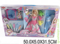 Кукла типа "Барби "Модельер" с куколкой, платьем, аксесс, фломастер, в кор. 