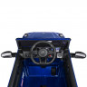 Джип M 4179EBLRS-4, р/у 2,4G, 2 мотора 25 W, 1 аккум. 12 V 4,5 AH, MP3, USB, TF, колеса EVA, кож. сиденья, крашеный синий