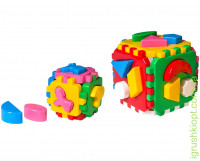 Іграшка куб "Розумний малюк 1+1" ТехноК"