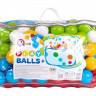 Кульки (80шт)+басейн в сумці (80 шт., 60 мм.), 5552