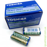 Батарейки Toshiba R03 в синей упаковке, минипальчик.