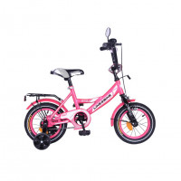 Велосипед детский 2-х колес.12'' 211205 Like2bike Sky, розовый, рама сталь, со звонком, руч.тормоз, сборка 75%