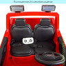 Джип M 4294EBLR-3 р/у 2, 4 G, 4 мот 35 W, 2 аккум 12 V 7 AH, кож. сид, колеса EVA, св, муз, MP3, USB, красный