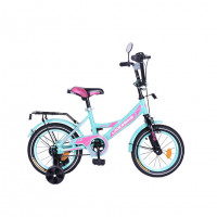 Велосипед детский 2-х колес.14'' 211402, Like2bike Sky, бирюзовый, рама сталь, со звонком, руч.тормоз, сборка 75%
