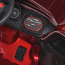 Джип M 4837EBLRS-3, р/к 2,4G, 1 акум. 12 V 9 AH, 4 мотора 25 W, свет, USB, музыка, EVA, кож. сиденья, крашеный Красный