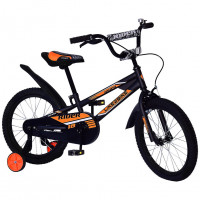 Велосипед детский 2-х колес.14'' 211405, Like2bike Rider, черный, рама сталь, со звонком, руч.тормоз, сборка 75%