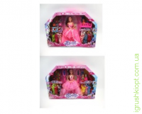 Кукла типа "Барби" 6683A4/6683A3, 2 вида, с нарядами и аксессуарами в коробке