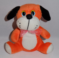 Собака оранжевая 1400-4 (22 см) Ст.