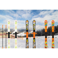 Лыжи с палками детские