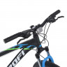 Велосипед 24 д. G24OPTIMAL A24.4 алюм. рама 13", SHIMANO 21SP, алюм. DB, FW TZ500, черн-голуб-салатовый
