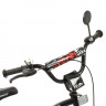 Велосипед детский PROF1 16д. Y16252, Urban, SKD45, черный (матовый), звонок, фонарь, дополнительные колеса