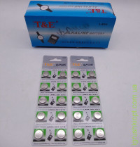 Батарейки Таблетки, Alkaline AG-13, 10 шт/лист