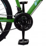 Велосипед 26 д. G26VELOCITY A26.1 алюм. рама 19", SHIMANO 21SP, алюм. DB, зелено-черный
