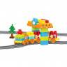"Baby Blocks" Мои первые кубики - железная дорога 2,24м - 58эл.(Ц+В), Tigres, 41470