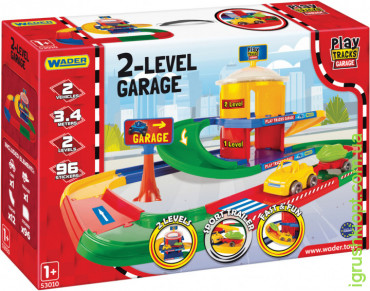 Play Tracks Garage - гараж 3 поверхи, Wader 53030