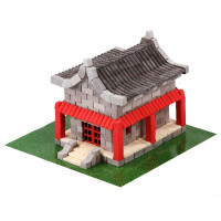 Конструктор из керамических кирпичиков "Китайский домик", серия "Старый город", 70354