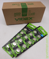 Батарейки Videx , таблетки, AG-13