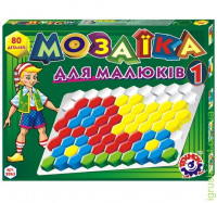 Игрушка "Мозаика для малышей 1 ТехноК" (80 элементов, 40 мм)
