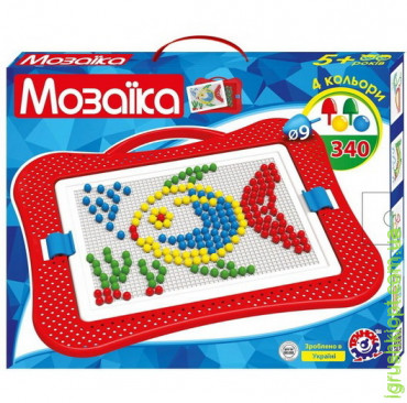 Іграшка "Мозаїка 4 ТехноК"  (340 елементів, 9мм )