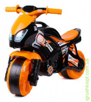 Игрушка "Мотоцикл ТехноК" оранжево-черный, ТехноК
