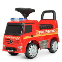 Каталка-толокар 657-3 пожарная, звук, свет, на бат-ке, в коробке, красный