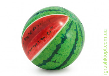 Мяч надувной 58075, "Арбуз" цветн. от 3 лет, 107см
