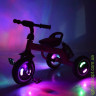 Велосипед M 3648-M-1, Три кол. EVA, що світяться колеса, пляшка, накладка на сидіння, ручка-переноска, 2 кольори (малина, блакитний)