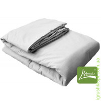 Комплект шерсть одеяло + подушка 110 х 140 (цв.белый)