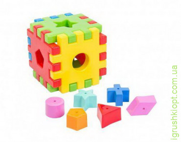 Іграшка розвиваюча "Чарівний куб" 12 ел., 39176