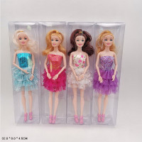 Кукла типа Барби арт. A618-R17, 4 вида, в нарядном платье, короб. 32*8*4,5см