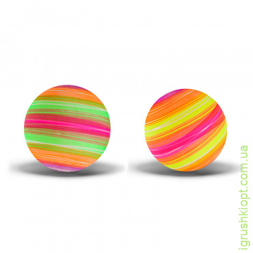 Мяч резиновый арт. RB1487, размер 9", 60 грамм, MIX 2 цвета, пакет