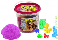 Пісок Magic sand  бузкового кольору у відрі 1 кг