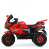 Мотоцикл M 4216AL-3, 2 мотори 25 W, 1 аккум. 6 V 7 AH, музика, світло, MP3, USB, TF, шкіра, червоний