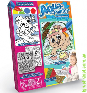 Набор  Водная раскраска  "Aqua Painter", DankO toys