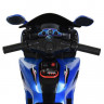 Мотоцикл M 4216AL-4, 2 мотори 25 W, 1 аккум. 6 V 7 AH, музика, світло, MP3, USB, TF, шкіра, синій